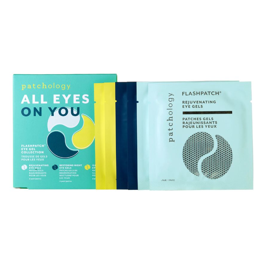 Patchology Under Eye Patches Set for Women and Men, Eye Gel Patches with  Collage